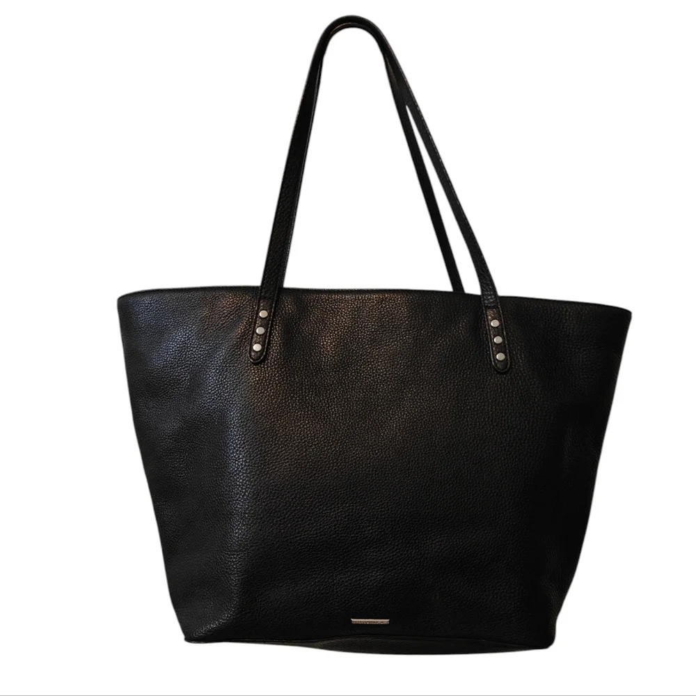 REBECCA MINKOFF Rose Tote With Biker Studs in Black Studded Bag - Picture 2 of 16